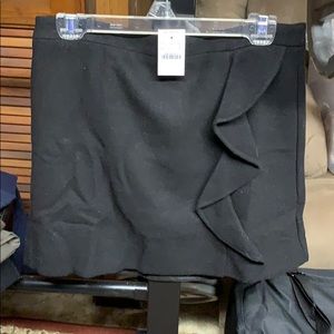 Jcrew mercantile miniskirt with front ruffle